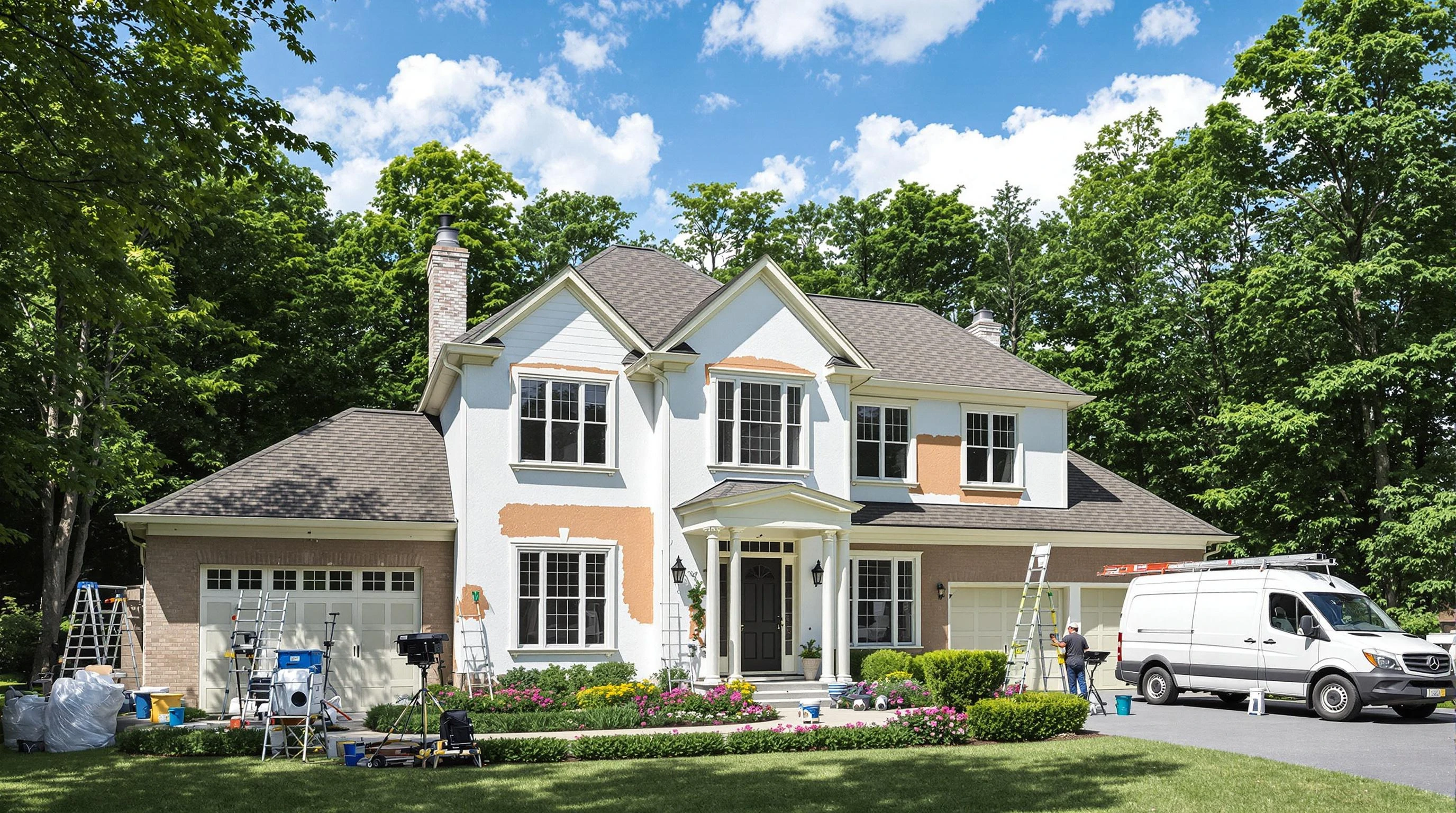 Mayfield Heights House Painters painting crew working in Cleveland, OH